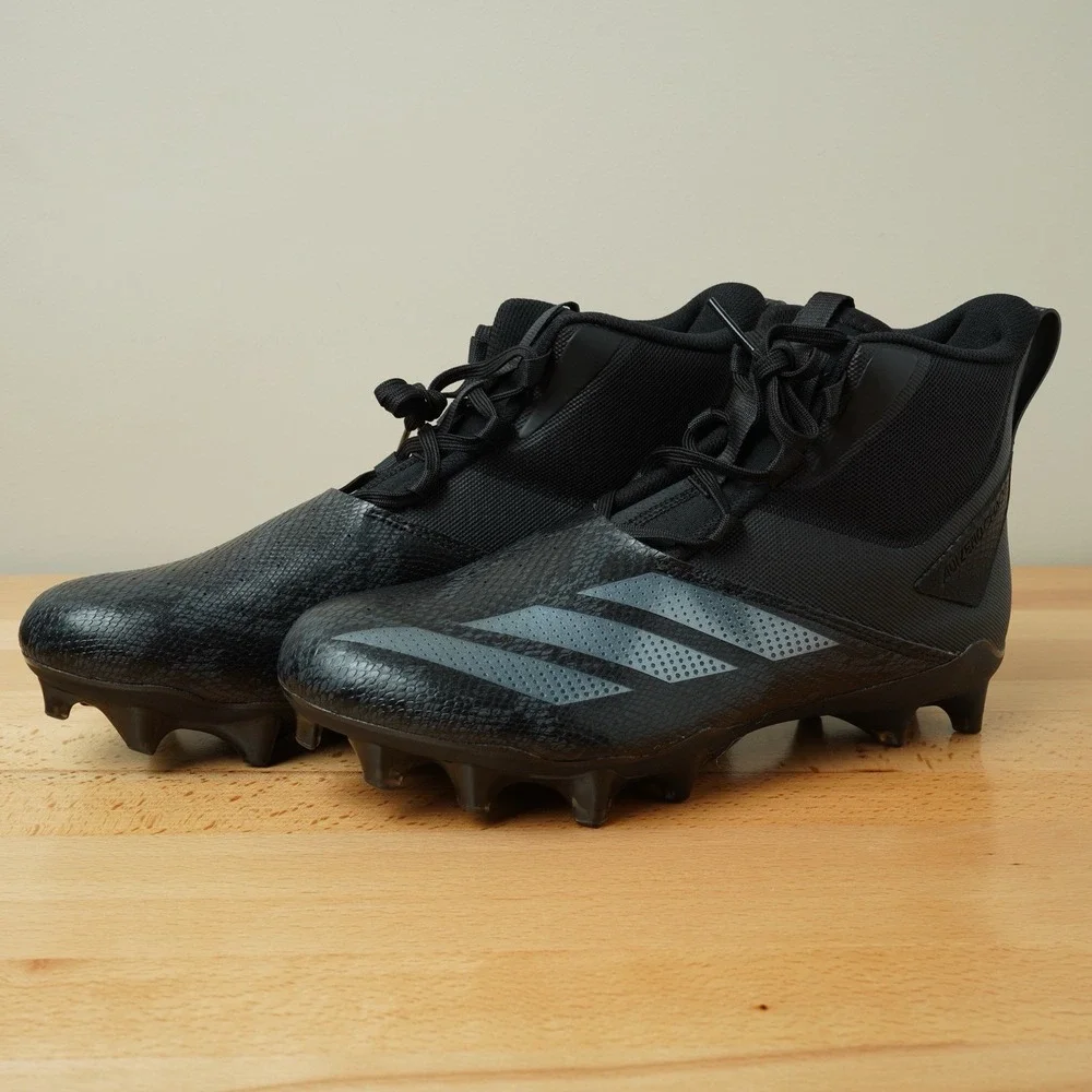 Adidas AdiZero Chaos Mens Football Lineman Cleats Size 10 Black IE4006